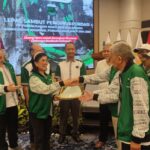 Ketum PP.Pordasi masa bakti 2020-2024 Triwatty Marciano Pada Wartawan, Jumat (15/11)