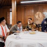 Pertemuan pasangan cagub nomor urut 3, Pramono-Rano dengan mantan capres Anies Baswedan.(Foto istimewa)