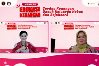 Webinar yang mengangkat tema “Cerdas Keuangan untuk Keluarga Hebat dan Sejahtera” dihadiri Kepala Eksekutif Pengawas Perilaku Pelaku Usaha Jasa Keuangan, Edukasi dan Pelindungan Konsumen OJK Friderica Widyasari Dewi, Ketua DWP BNPT Elly Bangbang Surono, serta 300 peserta yang terdiri pengurus, anggota DWP BNPT, dan pegawai di lingkungan BNPT, serta DWP Pusat.