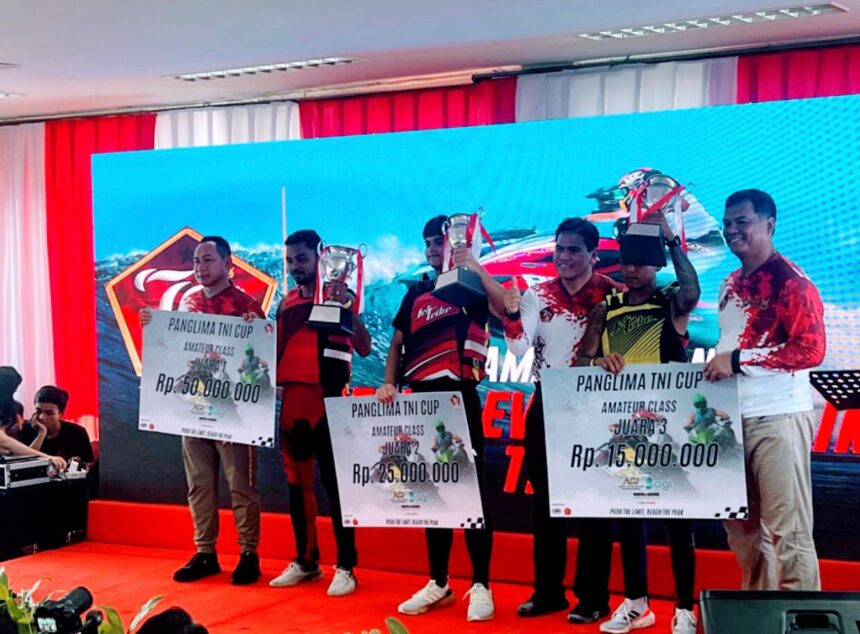 Indonesia Jetsport Boating Association (IJBA) sebagai satu-satunya induk organisasi olahraga Jetski di Indonesia sukses menggelar kejuaraan Jetski bertajuk Panglima Cup 2024.