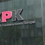 Logo Komisi Pemberantasan Korupsi (KPK) yang terdapat di Gedung Merah Putih, Kuningan, Jaksel. Foto: Yudha Krastawan/ipol.id