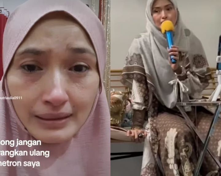 Viral Mega Aulia meminta televisi untuk tidak menayangkan sinetron yang ia bintangi sebelum berhijab dan hijrah. Foto: IG, @tehmegaaulia9 (tangkap layar)