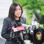 Menkomdigi Meutya Hafid memberikan keterangan pers di Istana Merdeka, Jakarta, pada Jumat 1 November 2024. Foto: Setneg