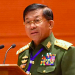 Panglima Tertinggi militer Myanmar, Jenderal Senior Min Aung Hlaing. Foto: