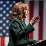 Calon presiden dari Partai Demokrat AS, Kamala Harris