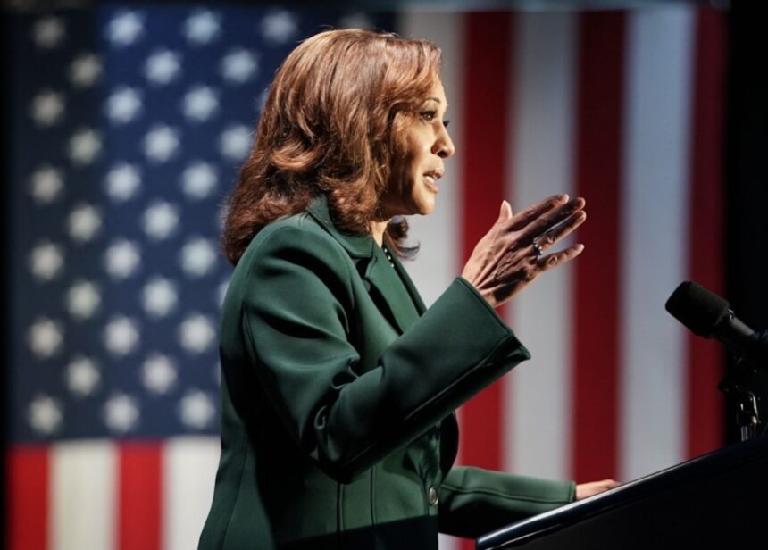 Calon presiden dari Partai Demokrat AS, Kamala Harris