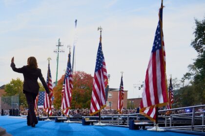 Kamala Harris sampaikan pidato pasca kekalahan di Universitas Howard. Foto: X @Kamala Harris