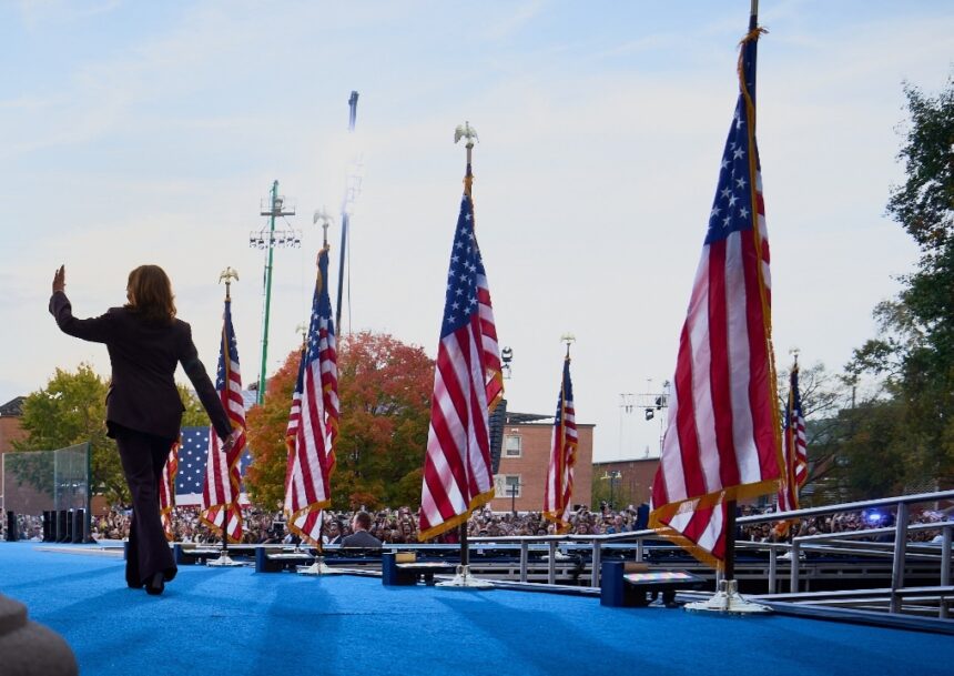 Kamala Harris sampaikan pidato pasca kekalahan di Universitas Howard. Foto: X @Kamala Harris