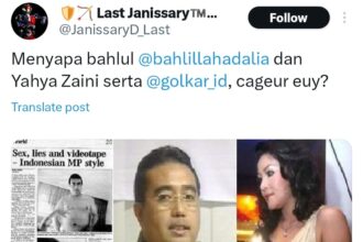 Heboh di jagat maya X, kasus video asusila yang sudah lama beredar dan kini ramai dibincangkan kembali. Foto: Akun X @JanissaryD_Last