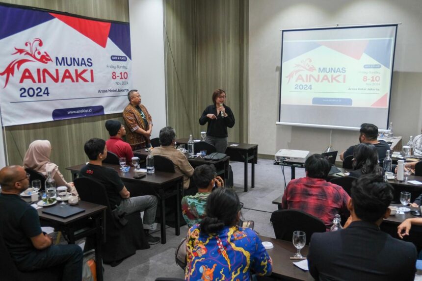 Musyawarah Nasional (Munas) AINAKI 2024 di Arosa Hotel, Jakarta, Minggu (10/11/2024). Foto: dok humas