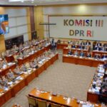 Suasana rapat kerja Kapolri dan jajaran bersama Komisi III DPR RI pada Selasa (12/11/2024). Foto: X @humaspoldalpg