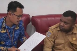 Guru SMP di Kota Sorong didenda Rp100 juta. Foto: TikTok @pace_gurumuda