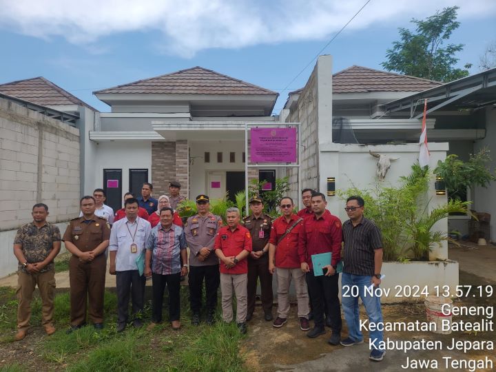 Salah satu aset yang disita oleh tim jaksa eksekutor di Kabupaten Jepara, Jawa Tengah. Foto: Dok Puspenkum Kejaksaan Agung