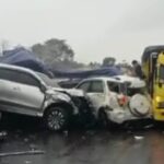 Kecelakaan di Tol Cipularang, Jawa Barat, Km 92, pada Senin (11/11/2024). Foto: Tangkapan layar Instagram @jasaraharja_sulawesiselatan