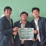 Tim Chloratullations yang meraih juara umum ketiga dan meraih medali emas untuk kategori full paper dalam ajang Student Innovation in Climate, Energy, and Sustainability (SICLUS) 2024. Foto: ITB