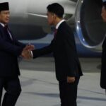 Presiden Prabowo disambut Wapres Gibran di Bandara Halim Perdanakusuma (dok. Sekretariat Presiden)