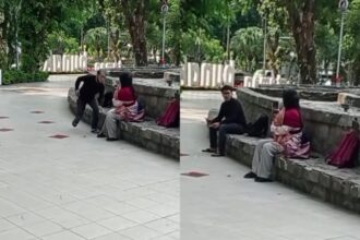 Ramai video seorang pria mengamuk gegara tak terima ditegur merokok di dekat bayi. Foto: IG, @anayacollections (tangkap layar)