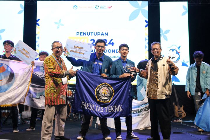 Undip borong gelar juara Kontes Kapal Indonesia 2024. Foto: Undip