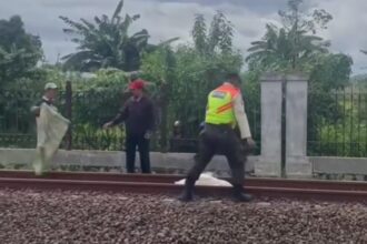 Siswa SMPN 5 Kota Banjar tewas tertabrak kereta api. Foto: Tangkapan layar Instagram @bojonggede