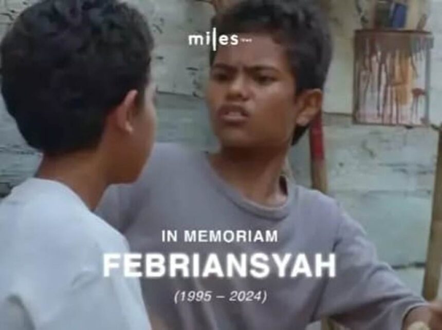 Febriansyah, pemeran Borek di film Laskar Pelangi meninggal dunia di usia 29 tahun pada Minggu, 15 Desember 2024. Foto:Tangkap layar IG @milesfilms