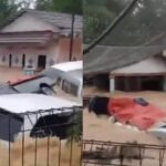 Rekaman video yang memperlihatkan banjir bandang menyeret sejumlah mobil di Kampung Parungseah, Desa Curugluhur, Kecamatan Sagaranten, Rabu (4/12/2024). Foto: Instagram @medsoszone