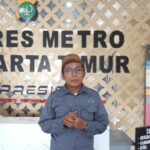 Koordinator Divisi Penanganan Pelanggaran dan Data Informasi Bawaslu Jakarta Timur, Ahmad Syarifudin Fajar di Mapolres Metro Jakarta Timur, Selasa (3/12/2024). Foto: Ist