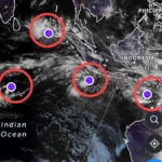 Bibit siklon yang mengakibatkan anomali musim hujan di tanah air. Foto: Erma/ dok BRIN-Satelit Himawari