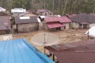 Kondisi wilayah terdampak banjir bandang di Kabupaten Tapanuli Selatan, Provinsi Sumatera Utara, pada Rabu (18/12/2024). Foto: BPBD Kabupaten Tapanuli Selatan