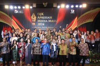 OJK gelar acara Apresiasi Media Massa 2024 yang merupakan bagian kegiatan perayaan HUT ke-13. Foto: OJK