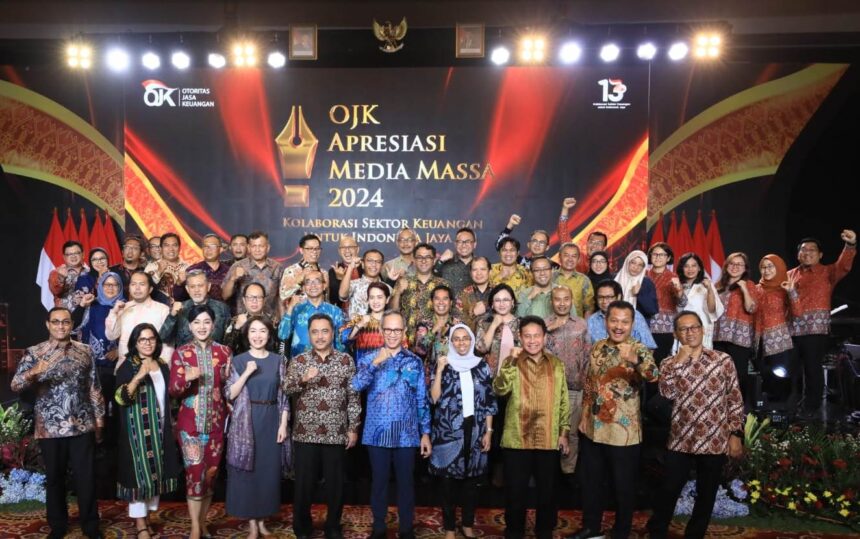 OJK gelar acara Apresiasi Media Massa 2024 yang merupakan bagian kegiatan perayaan HUT ke-13. Foto: OJK