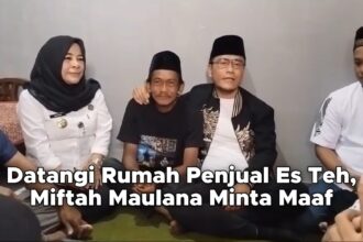 Datangi Rumah Penjual Es Teh, Miftah Maulana Minta Maaf