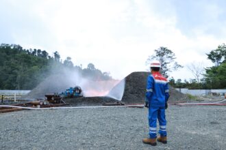 PHE menemukan sumberdaya gas alam baru yang signifikan dan berhasil divalidasi pada akhir tahun 2024 dari Struktur Tedong-001 sebesar 875.47 milyar kaki kubik gas (BCFG) atau setara 151.13 juta barel setara minyak (MMBOE) yang terakumulasi di dalam batuan (inplace). Foto: Dok Pertamina