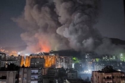 Serangan Israel di Suriah. Foto: X
