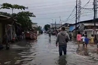 Ilustrasi banjir rob. Foto: Ist