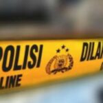 Dilarang melintasi garis police line yang terpasang di tempat kejadian perkara (TKP). Foto: Dok/ipol.id