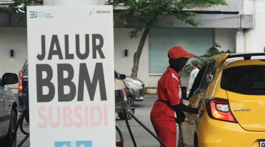 Ilustrasi jalur BBM bersubsidi. Foto: Dok Pertamina