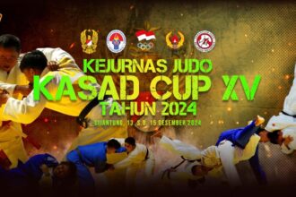 Kejuaraan Nasional (Kejurnas) Judo Piala Kasad (KASAD CUP) XV Tahun 2024. Foto: Dispenad