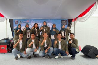 Kantor Cabang BPJS Ketenagakerjaan Jakarta Pluit menggelar kampanye ”Kerja Keras Bebas Cemas” (KKBC) sekaligus mendukung rangkaian acara Hari Ikan Nasional (Harkannas), di Museum Bahari Penjaringan, Jakarta Utara.