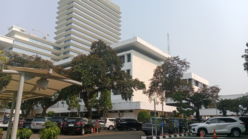 Kompleks Kejaksaan Agung RI, Jalan Sultan Hasanuddin, Kebayoran Baru, Jakarta Selatan. Foto: Yudha Krastawan/ipol.id