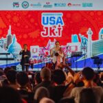 Kedutaan Besar Amerika Serikat di Jakarta merayakan 75 tahun kerjasama bilateral Amerika Serikat dan Indonesia dalam sebuah acara spesial bertajuk USA in JKT. Acara ini berlangsung di SCBD Park, Lot 8 Kawasan SCBD, Jakarta Selatan pada Sabtu (14/12/2024).