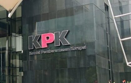 Logo KPK di Gedung Merah Putih, Kuningan, Jaksel. Foto: Dok ipol.id/Yudha Krastawan