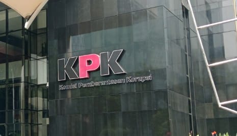 Logo KPK di Gedung Merah Putih, Kuningan, Jaksel. Foto: Dok ipol.id/Yudha Krastawan