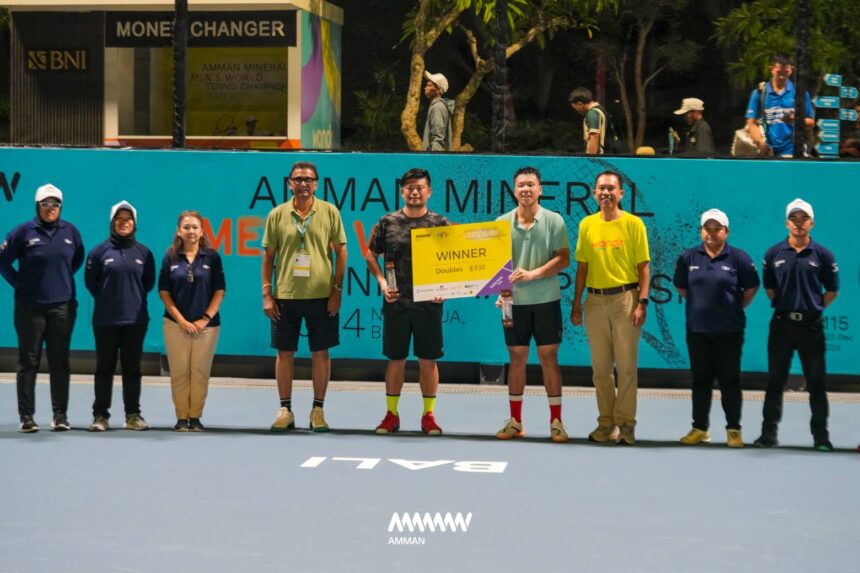 Cheng Peng Hsieh/Zijiang Yang, Juara ganda putra M-15, Amman Mineral Men's World Tennis Championship 2024