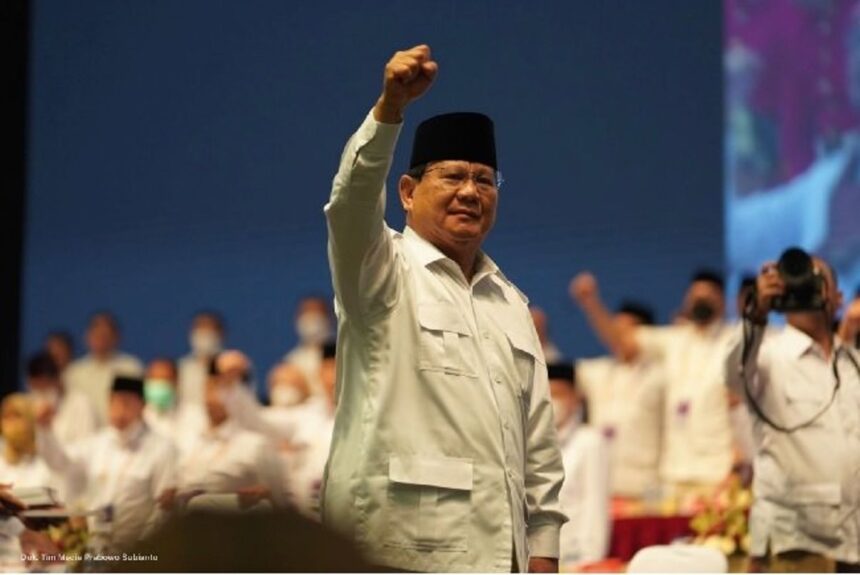 Presiden kedelapan, Prabowo Subianto.(foto istimewa)