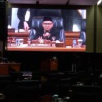 Wakil ketua DPRD DKJ, Basri Baco saat menjelaskan peroalan tatib DPRD.(Foto Sofian/ipol.id)