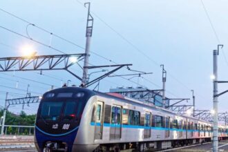 Ilustrasi transportasi LRT yang bakal digratiskan pemprov.(Foto istimewa)