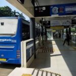 Armada bus Transjakarta yang beroperasi di Jakarta.(foto istimewa)