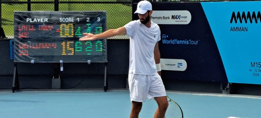 Unggulan ke 8 Arthur Weber dan Luca Castelnuovo berhasil memastikan diri melangkah ke babak semifinal tunggal putra, M-15 Amman Mineral Men's World Tennis Championship 2024 seri kedua.