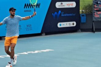 Matsuoka Hayato tantang Arthur Weber di final tunggal putra, M-15 Amman Mineral Men's World Tennis Championship 2024 Seri Kedua