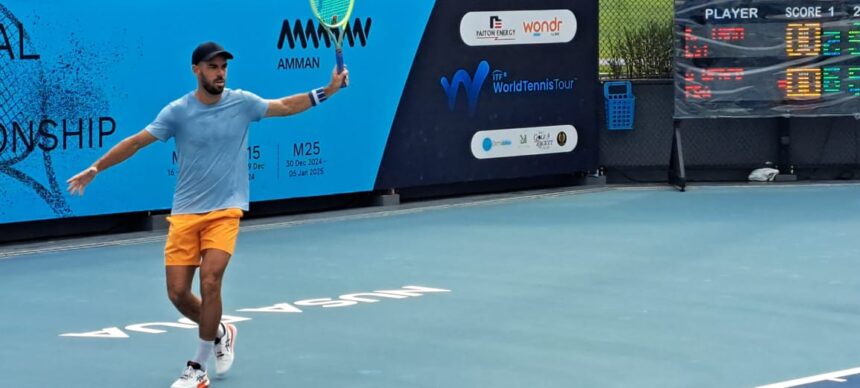 Matsuoka Hayato tantang Arthur Weber di final tunggal putra, M-15 Amman Mineral Men's World Tennis Championship 2024 Seri Kedua